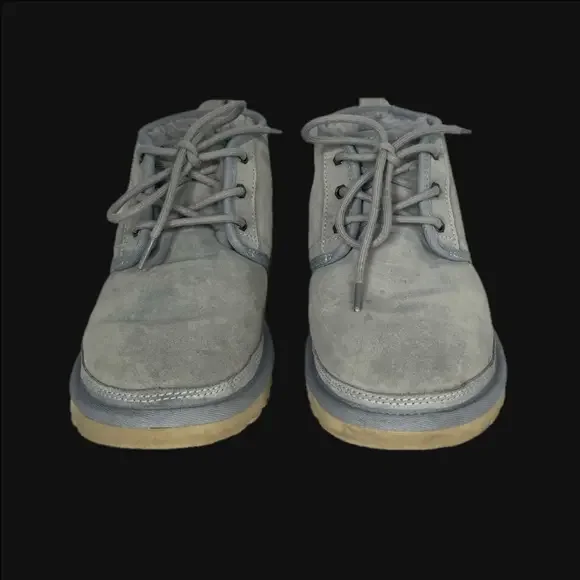 Grey UGG lace up ankle boots - Picture 4 of 8